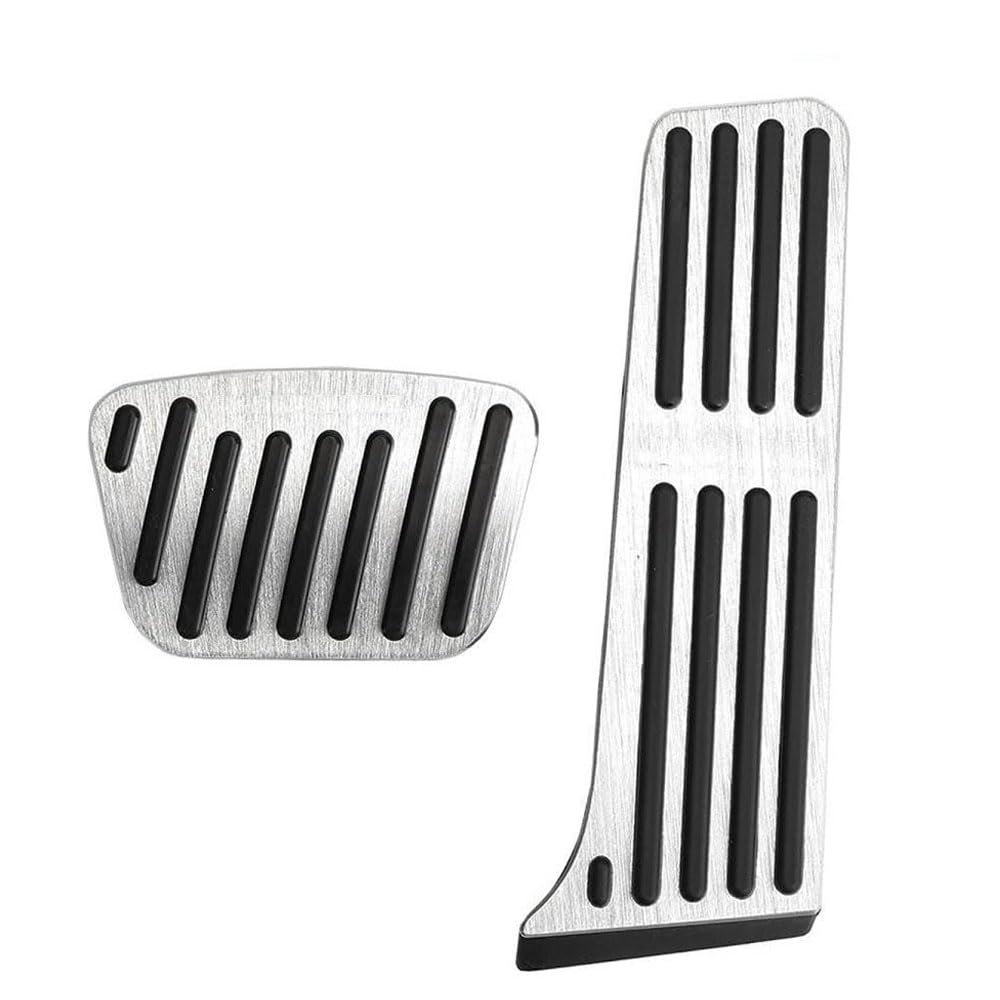 

SAWAKAKI Эксклюзивные алюминиевые накладки на педали газа и тормоза для Toyota Alphard 40 40 Crossover 35 Series, комплект из 2 штук (Серебряный) Серия/Веллфайр