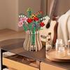 Wooden Vase Kit For Roses/Cherry/Blossom/Sunflower, For Botanical Collection, Stylish Home Vase Table Decoration Puzzle Stand