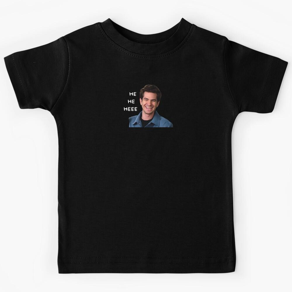 Andrew Garfield  He He Heee  Kids T-Shirt 150