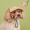 Fashion Washable Dog Sun Hat Lightweight Breathable Dog Bonnet Cap Letter Cap Summer