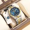 Luxury Business Men Wristwatch Waterproof Luminous Date Military Man Watch Stainless Steel Fashion Men's Quartz Watches