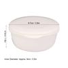 Portable Round Soap Box Case Waterproof Soap Dish Container Holder with Draining Plate Cover for Travel Bathroom Accessories