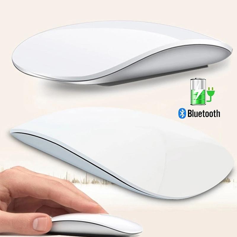 Magic Dual Mode Wireless Mouse Bluetooth Touch Slim Rechargeable Ergonomic for Macbook Air Pro PC Laptop Computer Notebook
