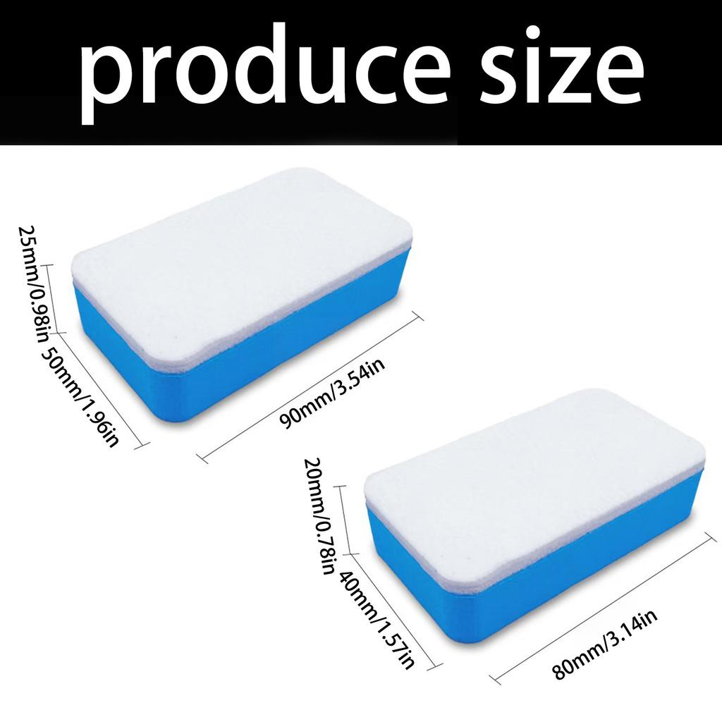5pcs Mirror Finish Windshield Cleaning Sponge Oil Dust Removal Wool Felt Auto Cares Tool Smooth Glass Wiping Sponges