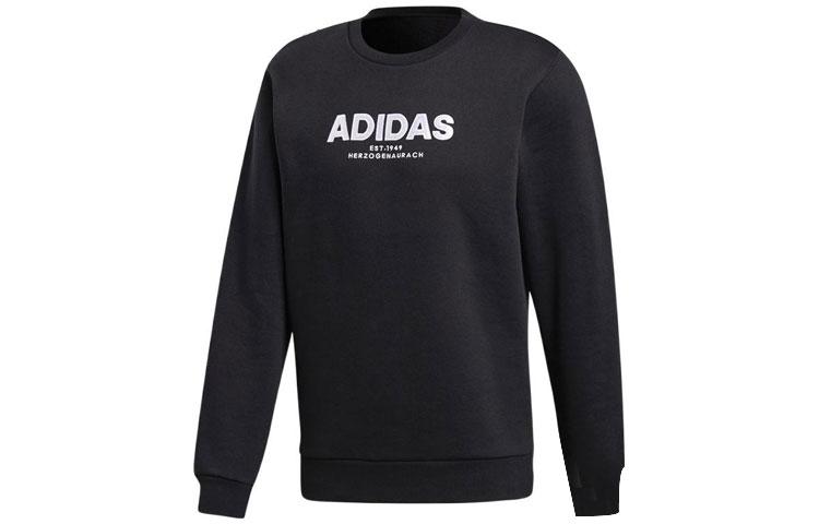 

Adidas Sweatshirts Men s Black Crew Neck Moderate Regular CZ9075 L