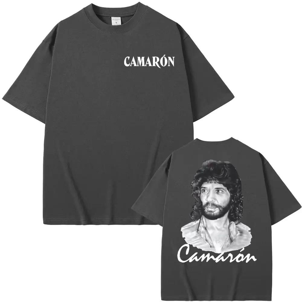 Camaron De La Isla Album Graphic TShirt  Unisex High Street Hip Hop Gothic Style Casual Bestselling 100 Cotton TShirt