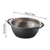 Kitchen Microporous Colander with Handle Stainless Steel Food Strainer Basket Multi-Purpose Basket Strainer Drainer for Draining