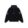 WE11DONE Ss24 Skull Print Hooded Long Sleeve Sweatshirt Unisex Sweatshirt Black WD-TH1-24-722-U-BK