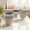 3Pcs Double Layer Drain Basket with Handle 2-in-1 Strainer Storage Container Small Vegetable Fruit Mini Berry Tomato Grape Washing Colander Bowl