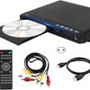 Portable Disc Player with Remote Control Home Disc Player Box VCD Player Low Noise For Family Movies Music Use