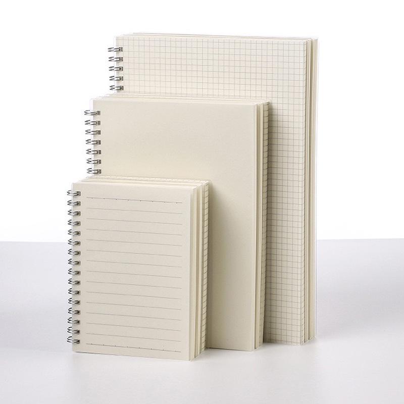 Clear PP Cover Spiral Notebook, Student Grid & Lined, Large B5 Size