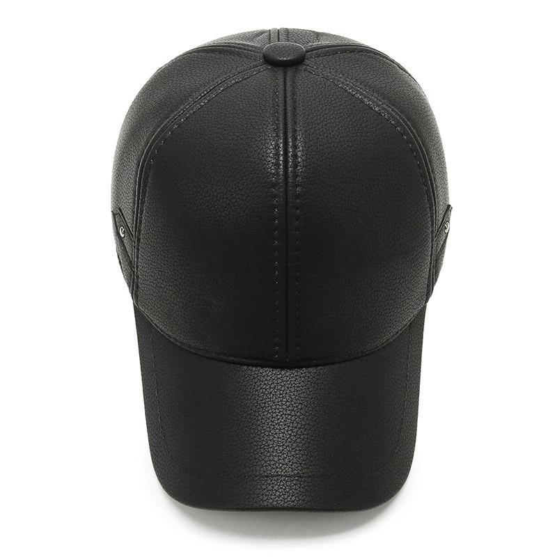 Autumn and winter middle-aged hats Men's winter ear protectors Elderly hats Fleece thickened autumn thermal hats Dad hats