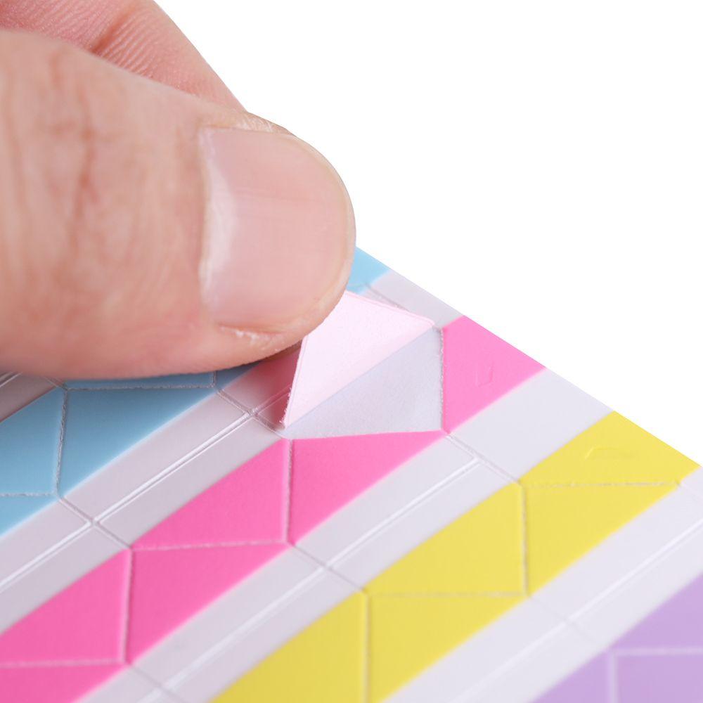 10 Sheets New PVC Stickers DIY Colorful Photo Corner Protectors Scrapbook Paper Photo Frame Picture Decoration Stickers