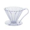Sanyo Sangyo CAFEC Tritan Flower Dripper CUP4 (2-4 Cups), Clear, TFD-4