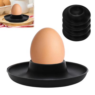 5 Buc Suport Ou Fiert Calitate Alimentară Fără BPA Design Compact Portabil Stivuibil Cupă Ou Tăviță cu Bază Stabilă