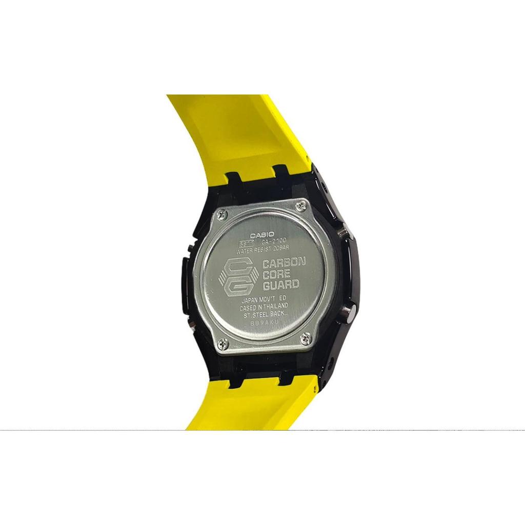 Casio Men Liquid Crystal,Analog Dual Display Series 44mm Black Watch GA-2100-1A1(Watch3--)