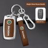 Car Sticker Car TPU Zinc Alloy Key Case Bag Car KeyChain Metal Key Shell For Skoda VRS Octavia A5 A7 Fabia Superb Kodiaq Karoq Y