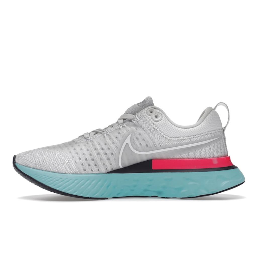 Nike React Infinity Run Flyknit 2 South Beach Men Sneakers White Platinum-Tint Grey-Fog CT2357-005