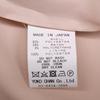 YOKOCHAN YCC-622-180 Pink polyester x rayon tuck volume back tiered coat coat 36 pinkUsed