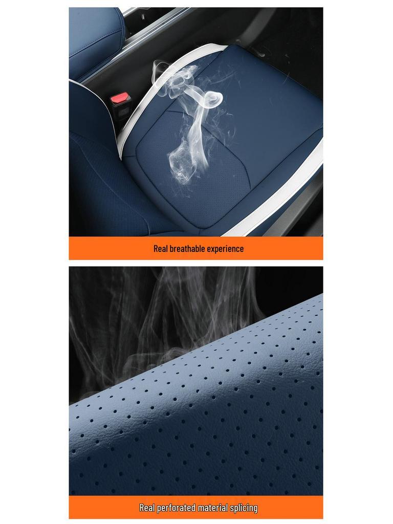 Fourth Generation Emgrand Universal Leather Car Seat Cover - Full Wrap, Four Seasons