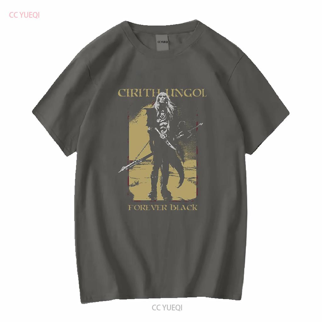RETRO Cirith Ungol Forever Black T Shirt All sizes Q781 long or short sleeves vintage Washed Soft Stylish Stretched Breathable