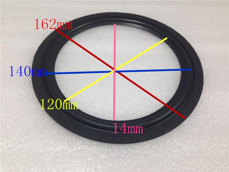 Speaker Surround Repair Parts: Foam, Rubber, Cloth; Available In 2-line, 3-line for 6.5", 8", 10", 12", 15" Sizes.