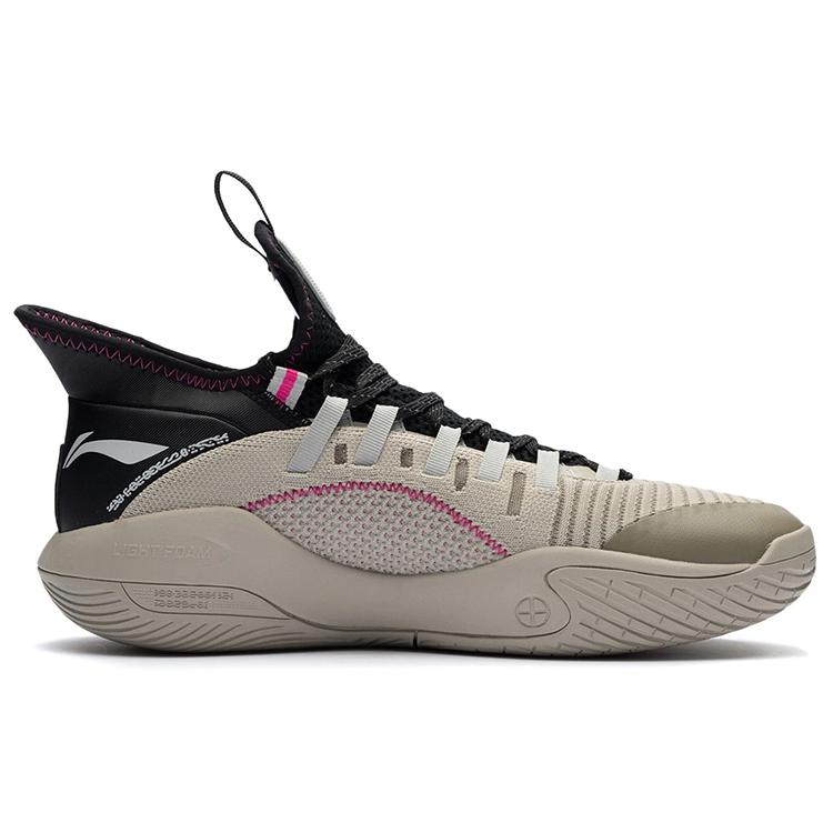 Li Ning Phantom Textile, Synthetic Leather, TPU Cushioning Slip Resistant Abrasion Resistant Coverage Support Low top ABAR127-4