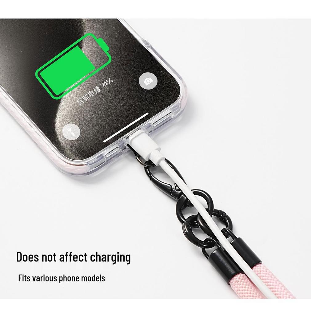 DJI Pocket 3: Vielseitiges Anti-Verlust-Lanyard mit abnehmbarer Handgelenk- und Umhängekordel