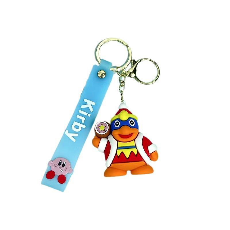 New Cross Border Creative Cartoon Star Kirby Keychain Bag Car Keychain Accessories Gift Wholesale Fashion Toys Anime Cartoon