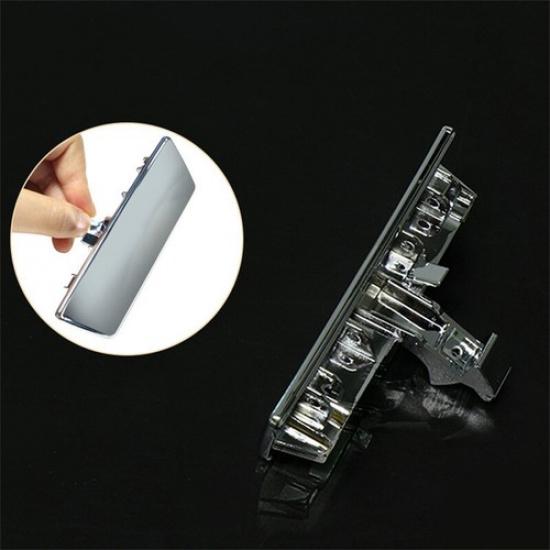 Bright Silver ABS Co-pilot Glove Box Handle Trim For Maserati Ghibli 2014-
