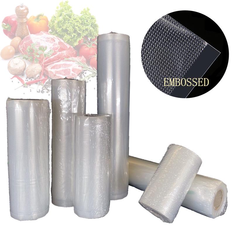 Átlátszó Texturált Nylon Vákuum Tekercses Tasak - Vastagított, Élelmiszeripari