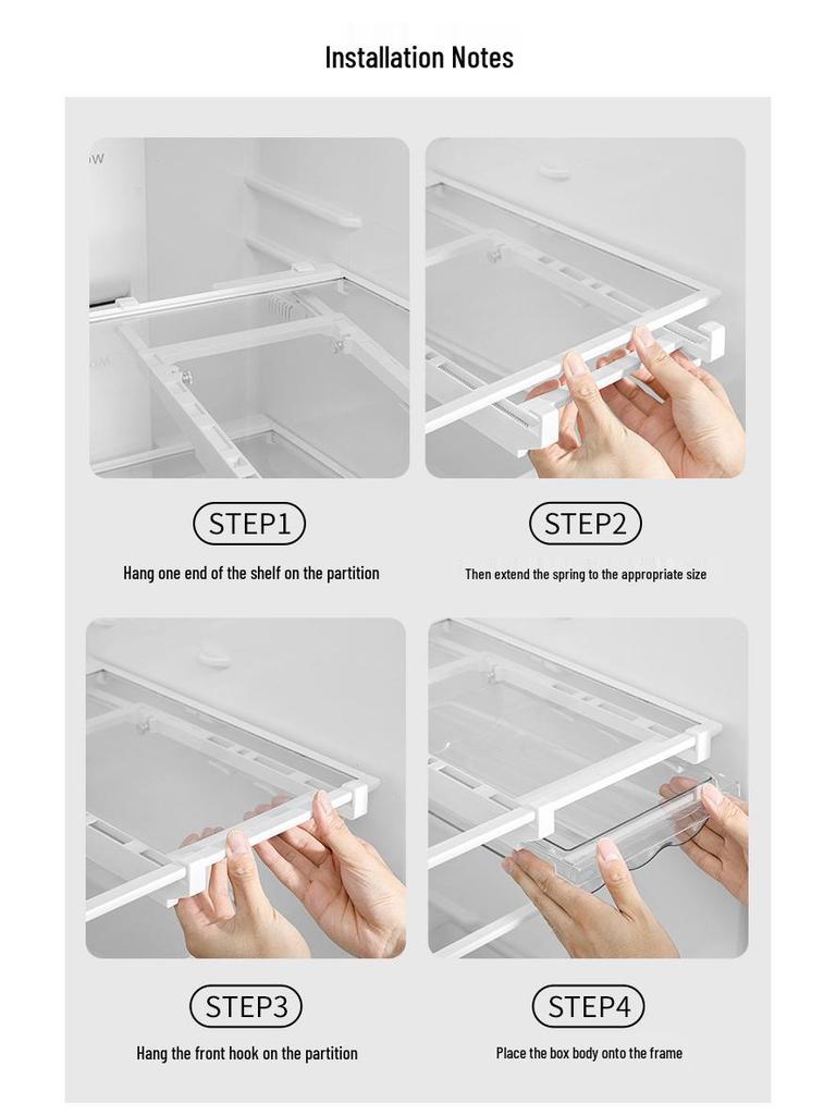 Drawer-Style Fridge Egg Storage & Fresh-Keeping Organizer