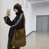 Bolso de Lona Japonés Retro, Bolso de Clase para Estudiante Universitaria, Bolso de Viaje, Bolso de Hombro, Gran Capacidad, Bolso Original de Lona para Alojamiento