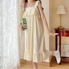 Summer Ladies Halter Nightgown Female Cute Court Style Teenage Undershirt Pajamas Female Summer Models Sweet Homewear Set