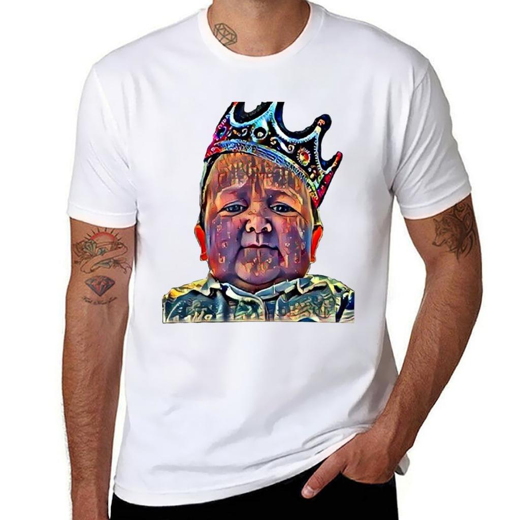 Copy Of Hasbulla Hasbulla Funny Crown Parody Tshirt Basic All Season Solid Tshirt