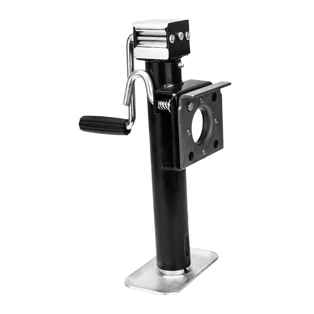Durable Metal Hand Crank Trailer Jack Wheel Support for Boat Trailer RV Caravan Multifunction Accessory