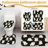 Shower Curtains For Halloween Waterproof Ghost Shower Curtains Machine Washable Scary Halloween Decoration For Rental Businesses