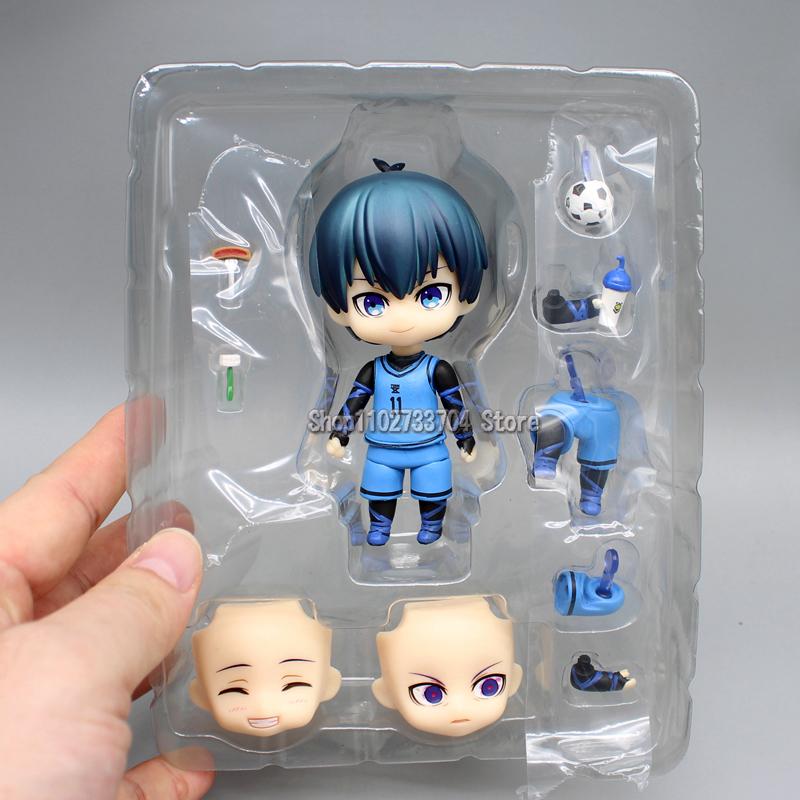 Anime BLUE LOCK Figurky GK Roztomilé 2327# Rin Itoshi Mikage Reo Isagi Yoichi Akční figurky Q Verze Pohyblivý model PVC Hračky Dárky