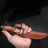 Stainless Steel Utility Knife Kitchen Cleaver Boning Knife Outdoors Fishing Barbecue Cutting Cooking Knife with Wood Handle
