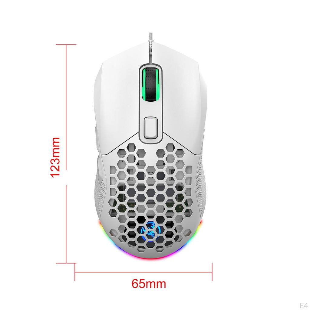USB Gaming Mouse with 7200 DPI And 6 Customizable Settings for PC Players