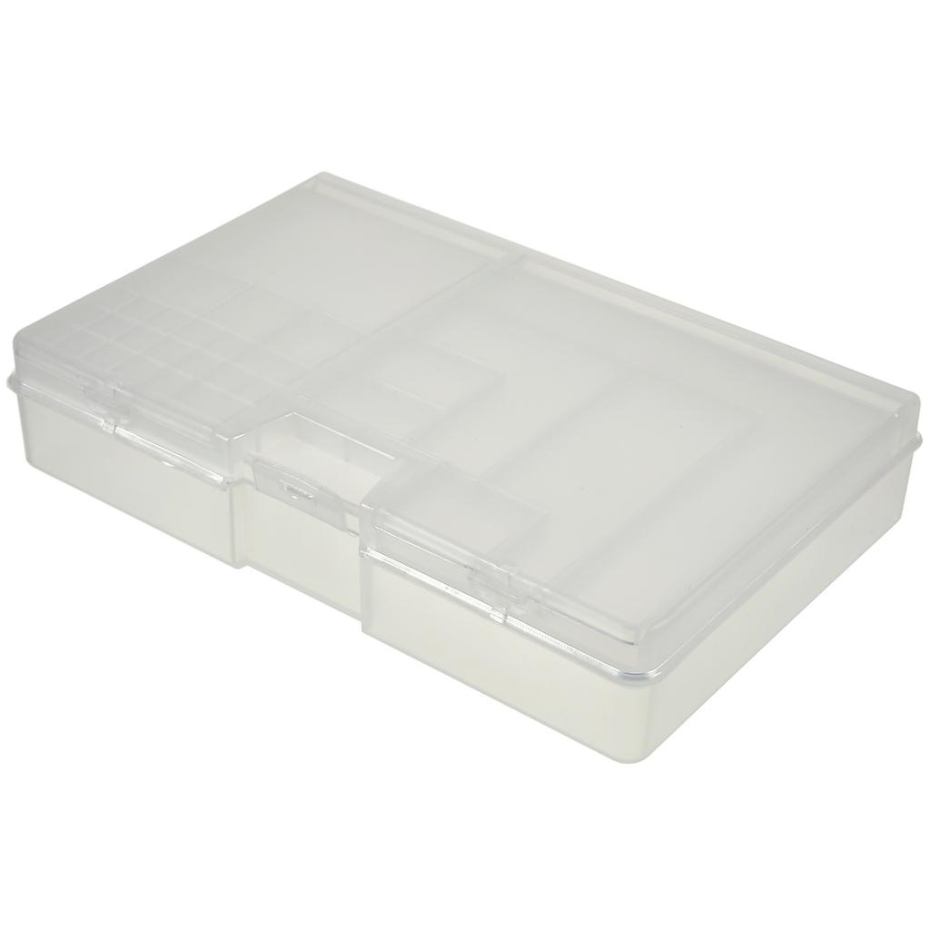 BEST BST-W203 Multi-function Storage Box for Mobile Phone Opening Tools Repair IC Motherboard Screw Parts Double-layer Storage Case
