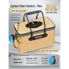 HANDUNYOU Portable Folding Fishing Box with Aerator