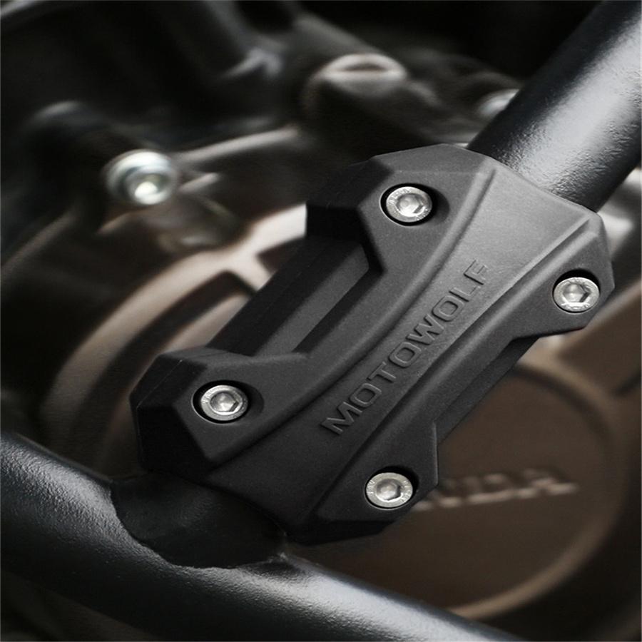 Pair Motorcycle Engine Guard Crash Bar Bumper Protector Decor Block 22/25/28mm