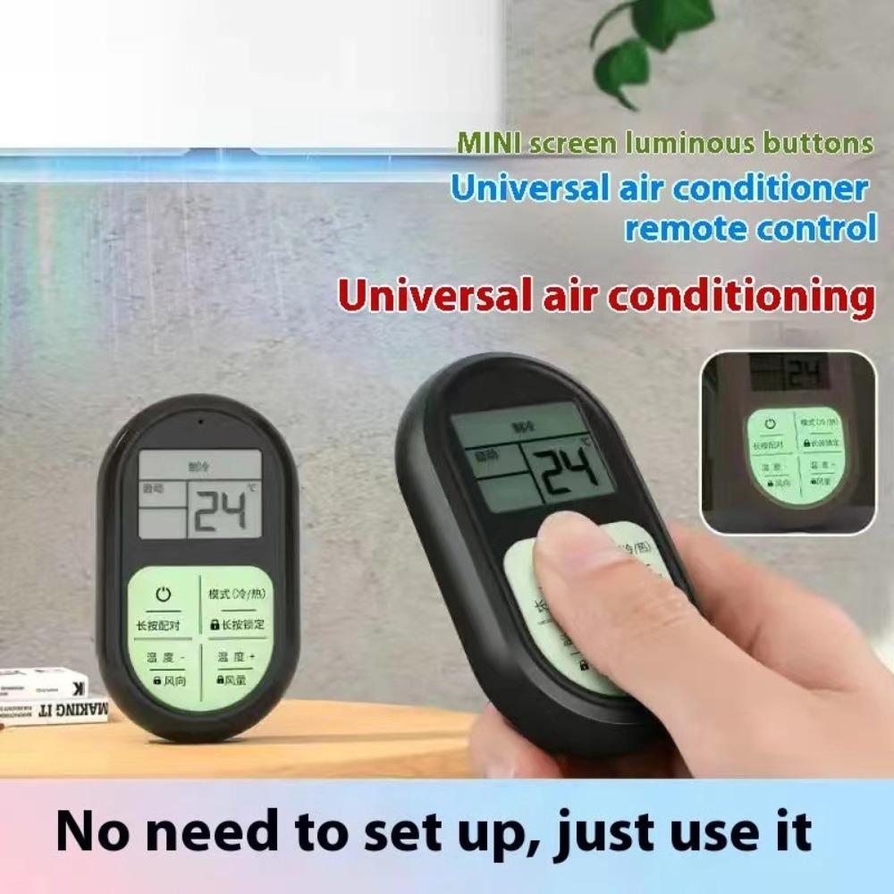 USB-Ladung A/C Fernbedienung Universelles LCD Digitaldisplay Klimaanlagen-Fernbedienung Tragbar Leuchtende Tasten