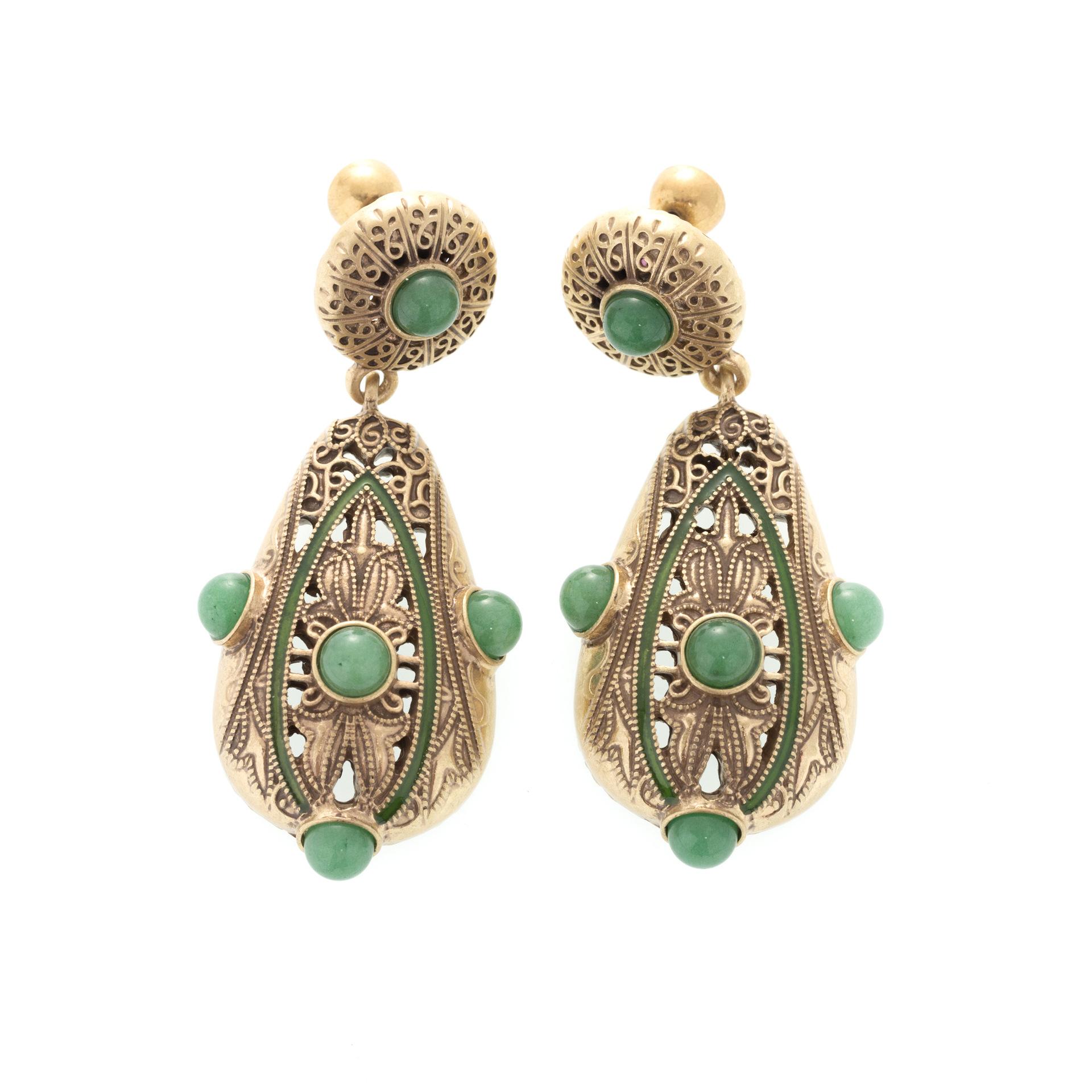 

Середньовічний Непал Екзотичні Тибетські Сережки Ретро Темперамент Простий Етнічний Стиль Персоналізовані Сережки Жіночі Сережки