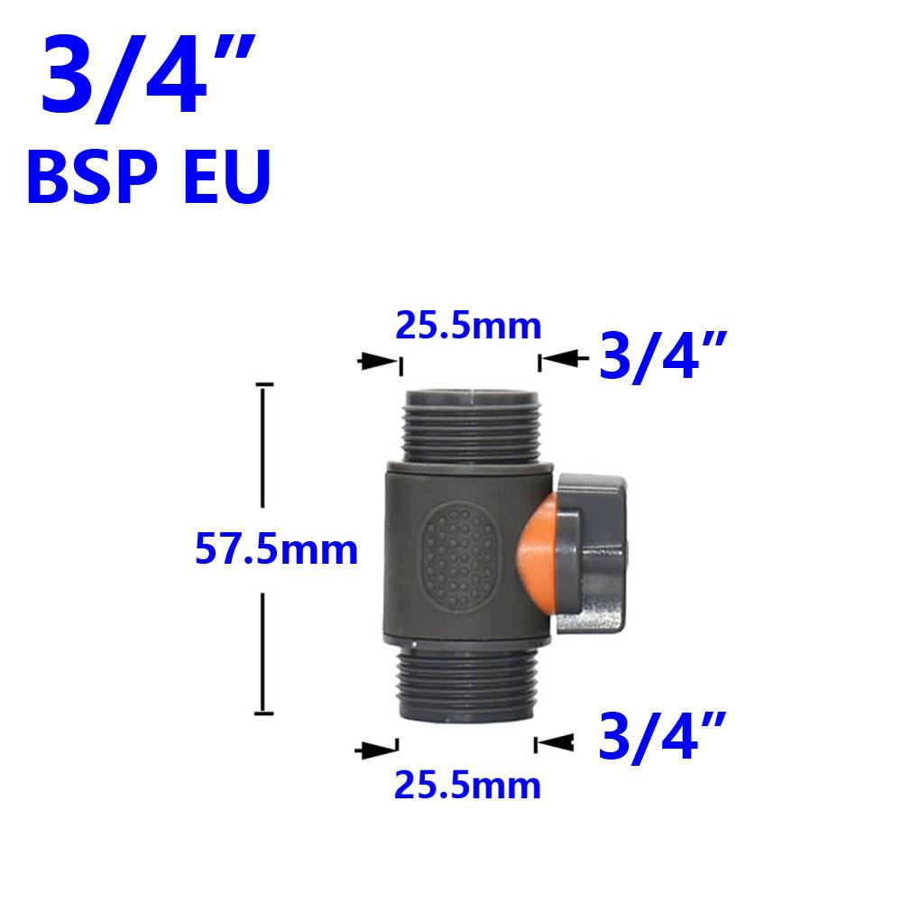 Garden Hose Fittings 1/2 3/4 1 Inch Quick Connector Water Waterstop Connector Car Wash Water Gun Adapter 1pcs
