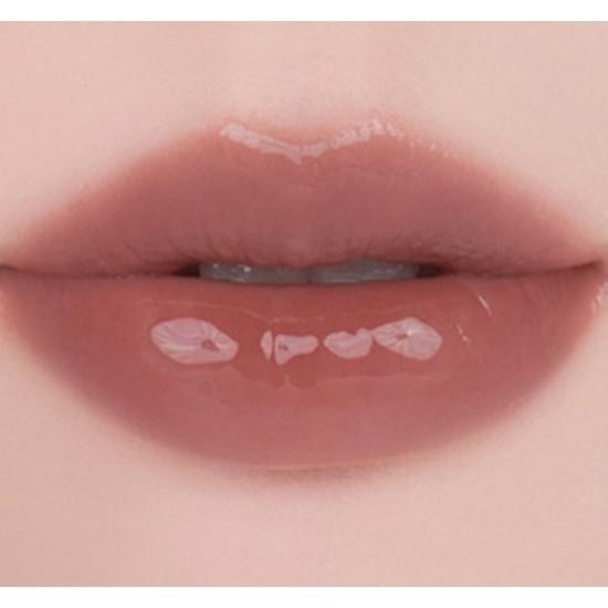 Rom&nd Juicy Lasting Tint 14 Almond Rose — Soft Almond-Rose MLBB Glossy Long-Lasting Lip Tint