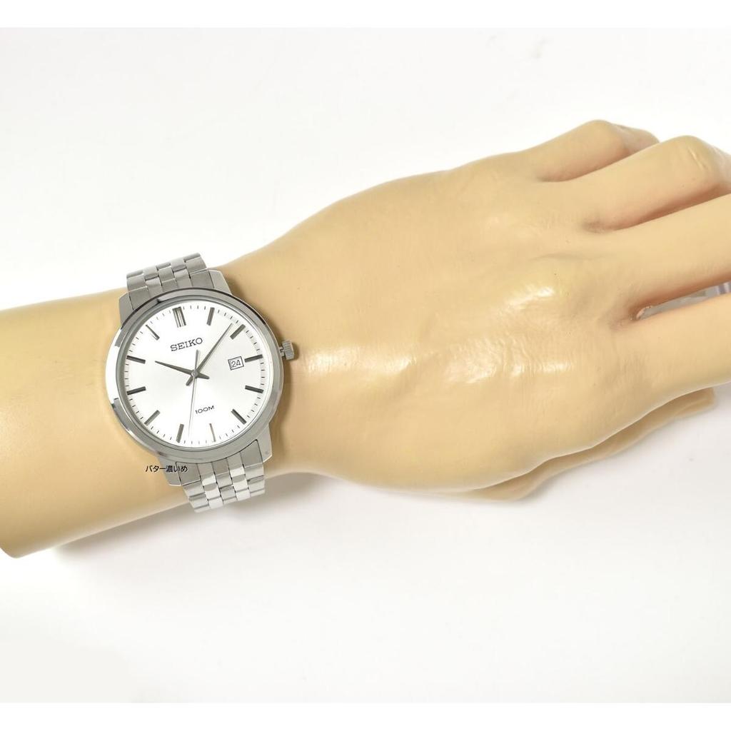 Used Used Item, Battery Replaced, Seiko SEIKO Men's Watch, Quartz, Silver Dial, Stainless Steel Band, Metal Band, Analog, Three-hand, 6N42-00N0