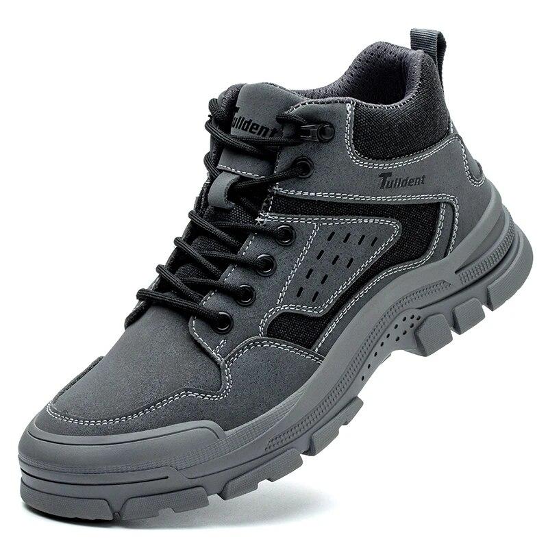 Work Sneakers Steel Toe Shoes Men Safety Shoes Puncture-proof Work Shoes Boots Fashion Indestructible Footwear Security