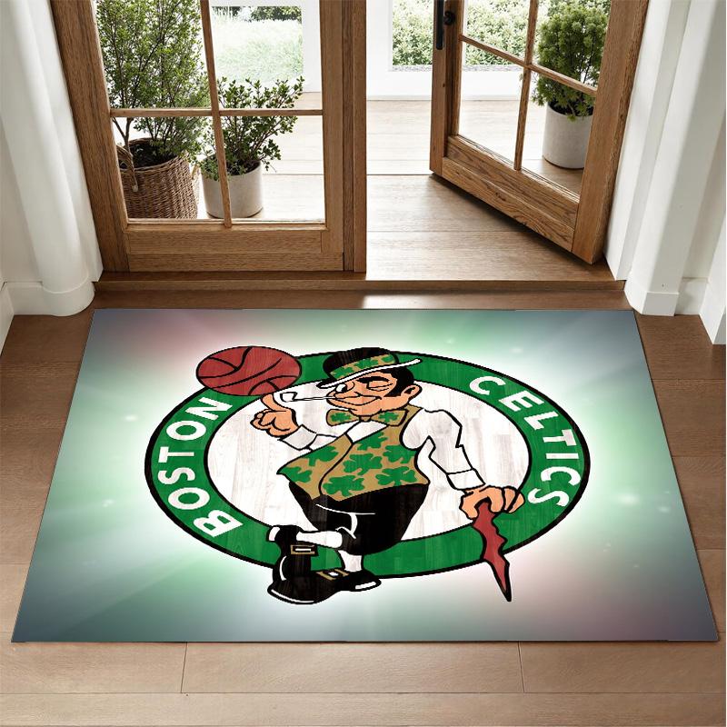 Celtic FC Design Crystal Velvet Rug Soft Decorative Mat for Bedroom Entrance